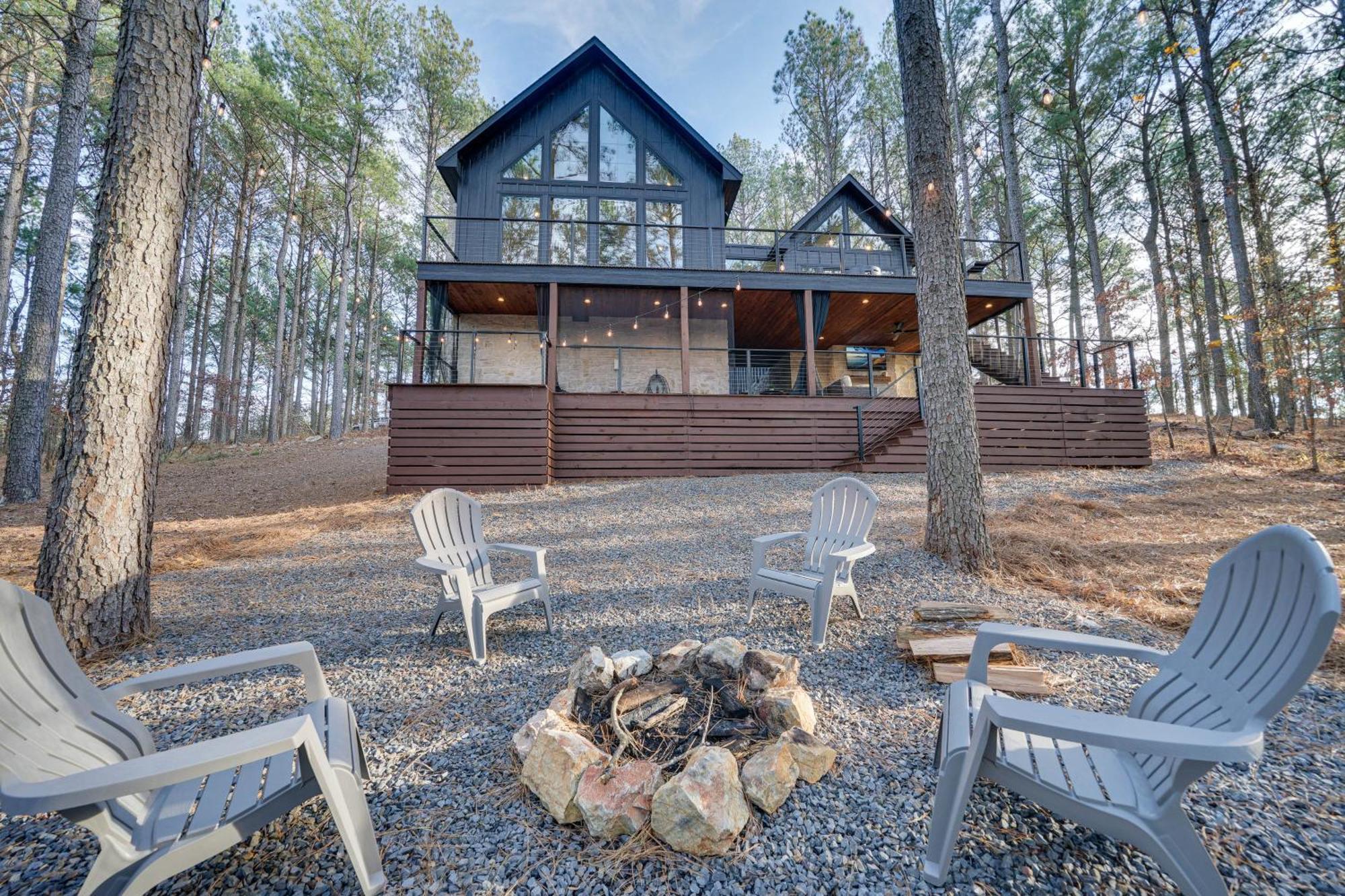 Luxury Broken Bow Cabin With Hot Tub On 3 Acres! Villa Exterior foto